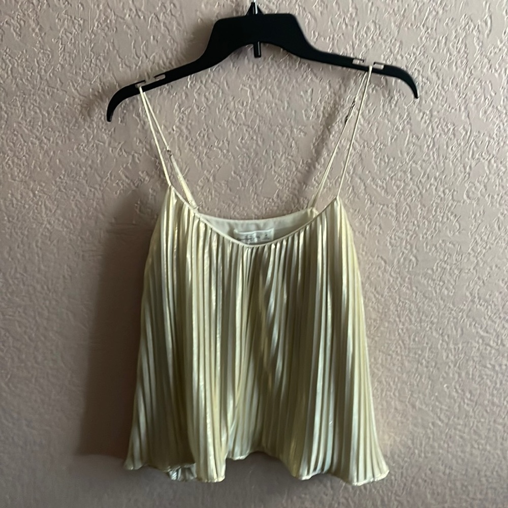 Gold loose blouse